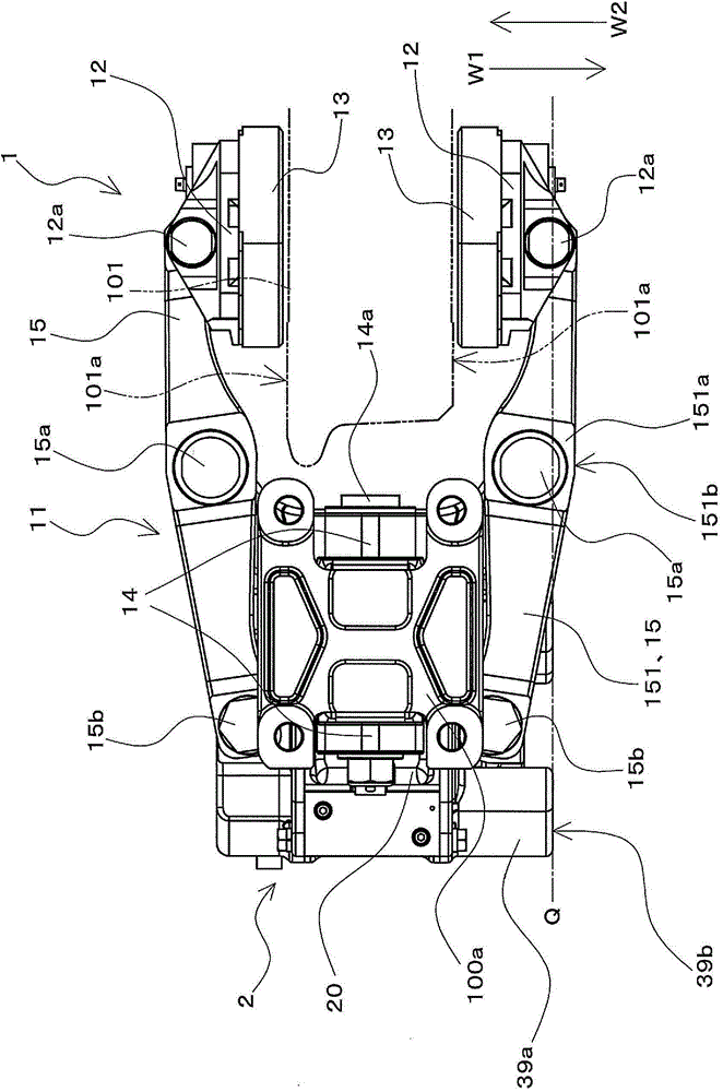 Brake cylinder device and disk brake device