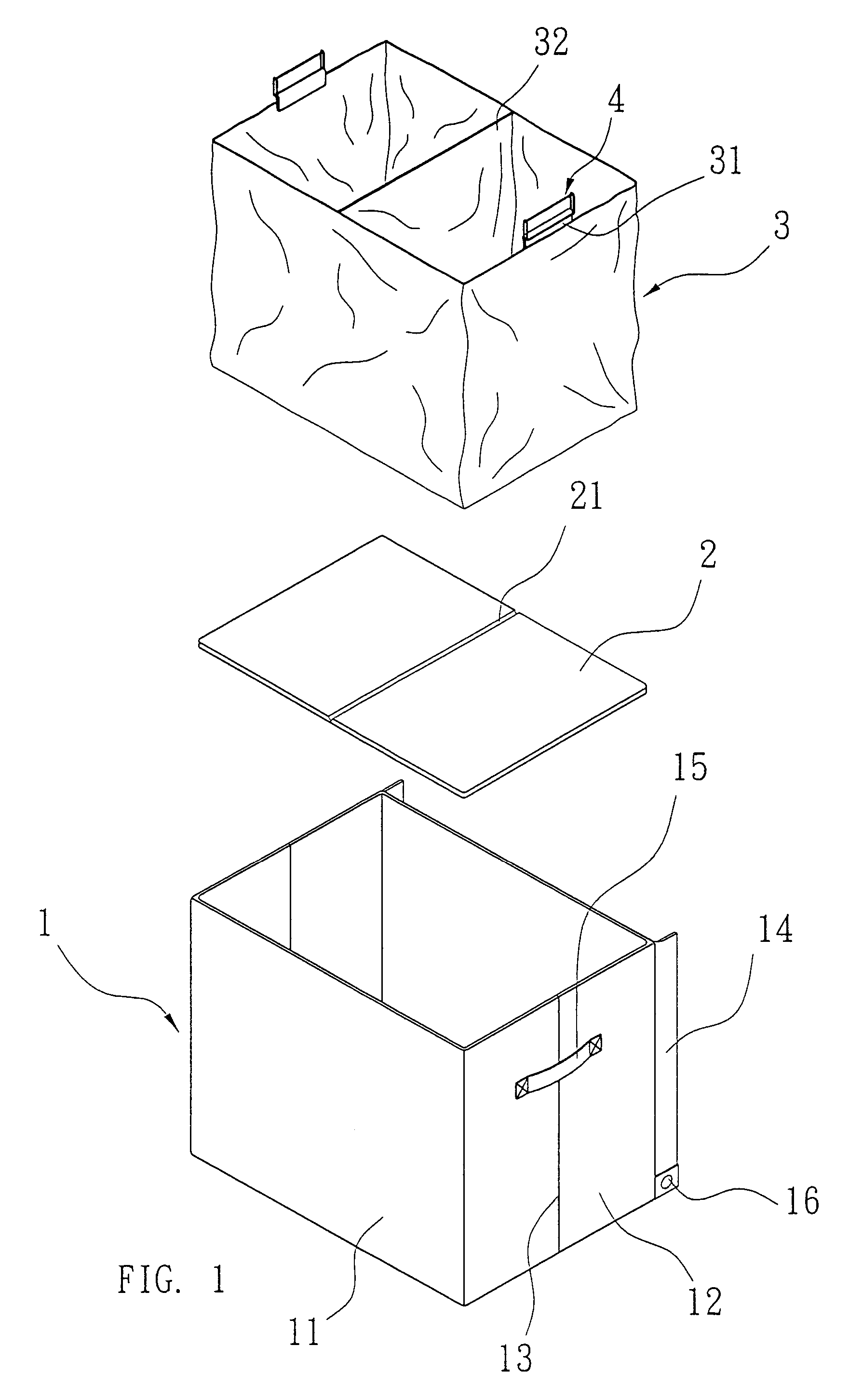 Folding collapsible storage box