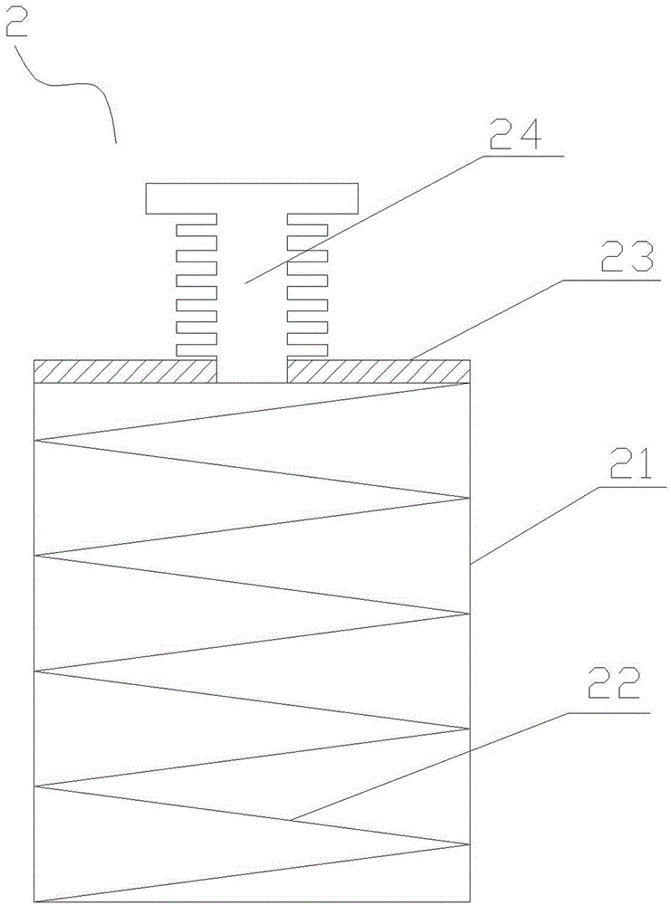 An energy storage mechanism utilizing tidal energy and its power generation device