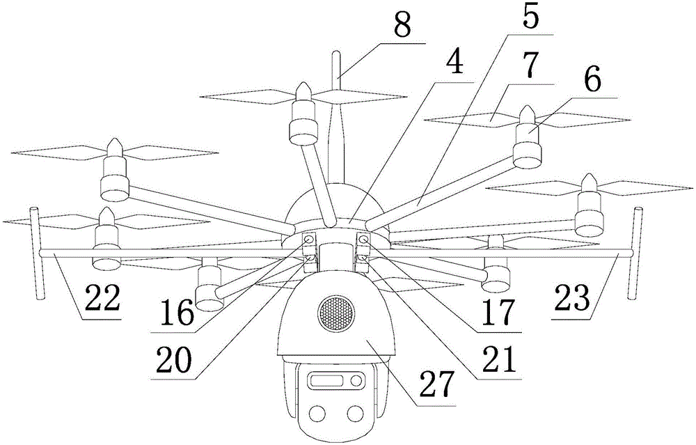 Fire rescue detection aircraft and using method thereof