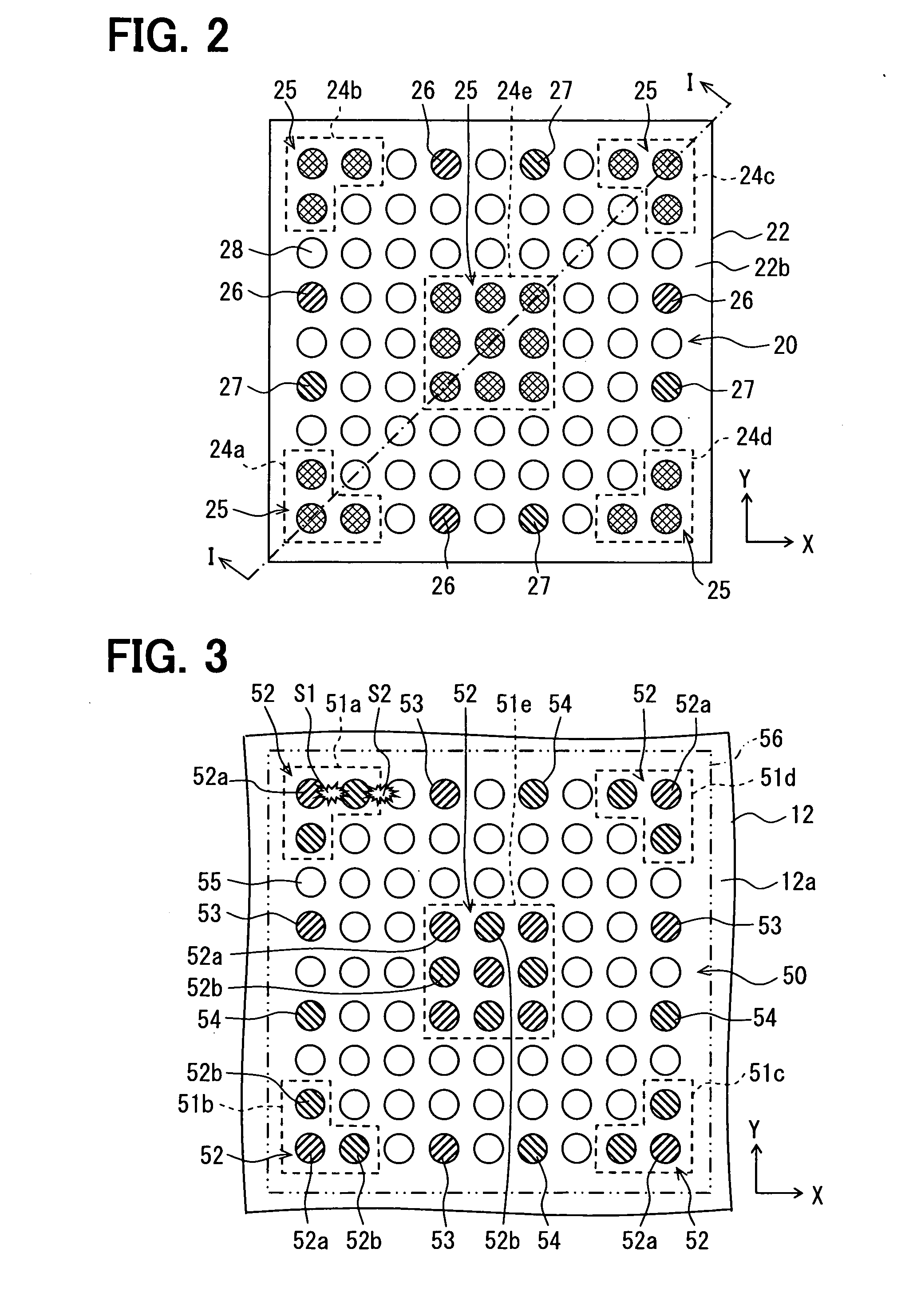 Electronic device including electronic part and wiring substrate