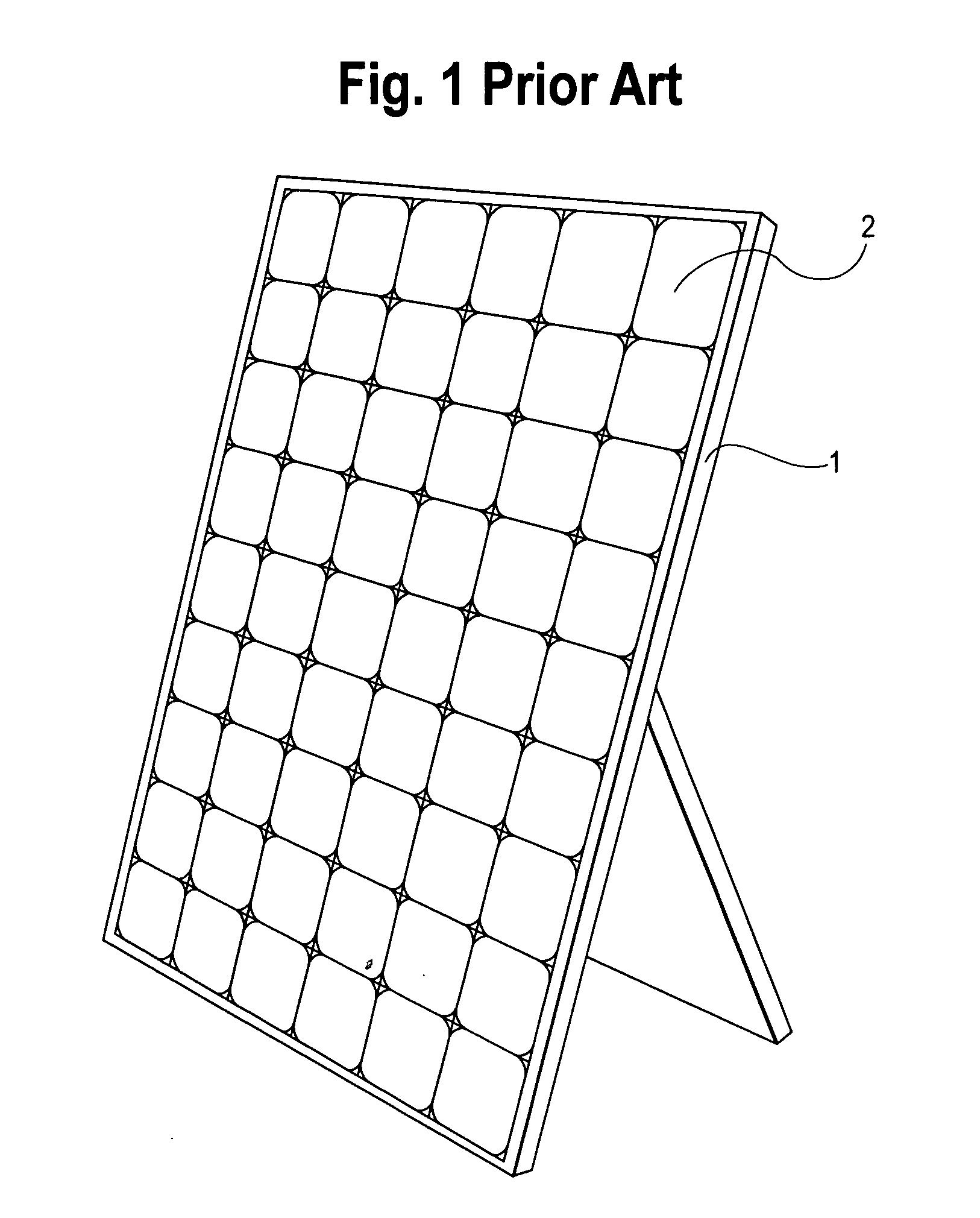 Method and apparatus for arranging a solar cell and reflector