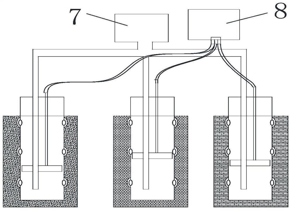 Pressure-adjustable grouting system and grouting method based on special grouting moving cavity