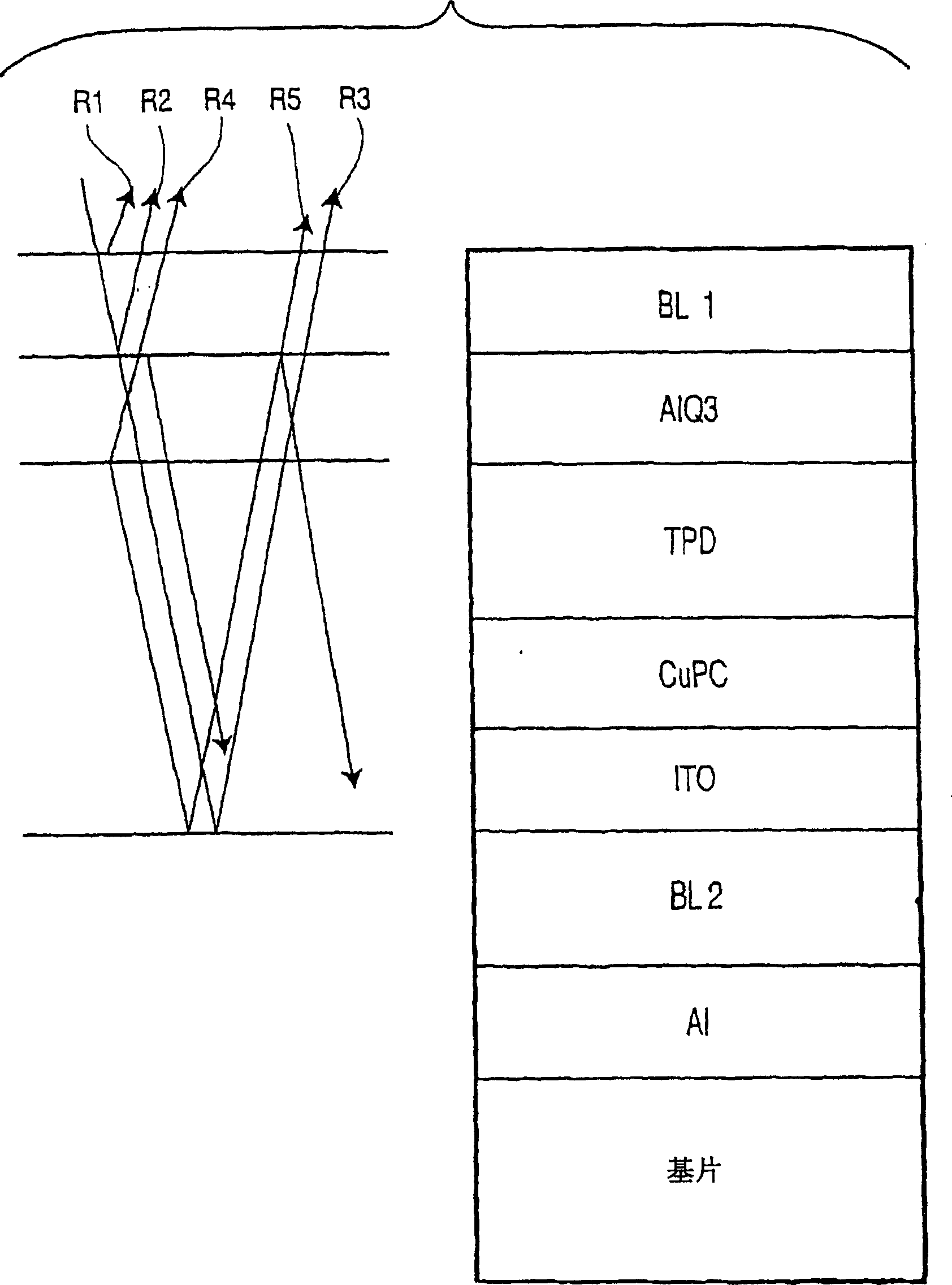 Organic light emitting diode (OLED) with contrast enhancement features