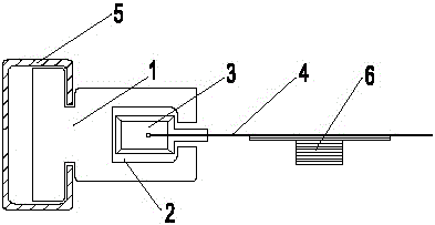 A fall-off prevention mechanism for a flexible fast rolling door