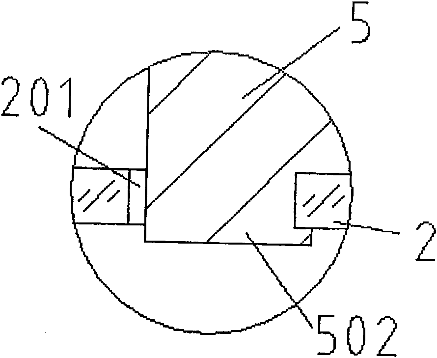 Assembled structure of large area array infrared detector on cold platform and assembled method thereof