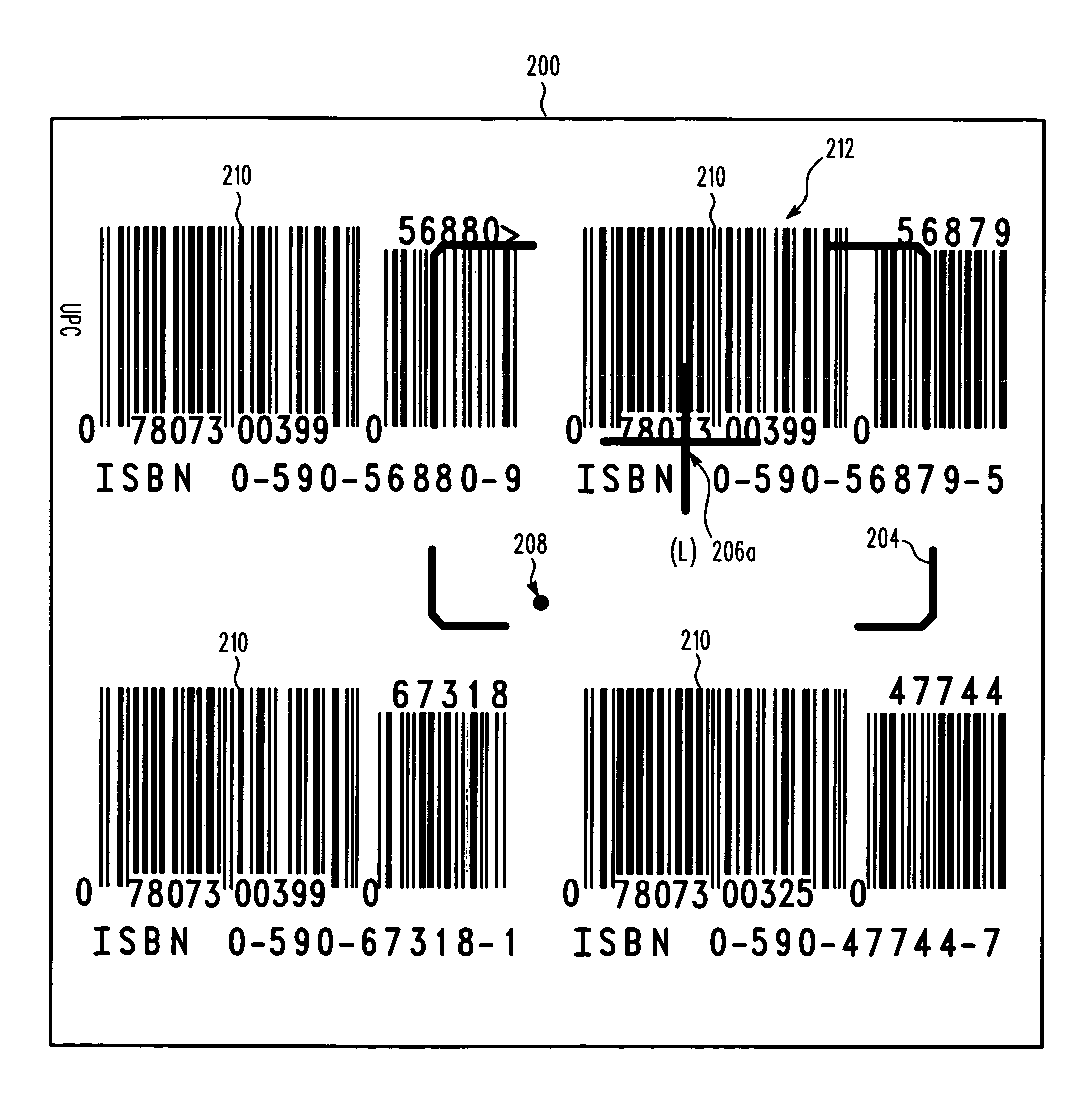 Imaging reader and method with enhanced aiming pattern detection