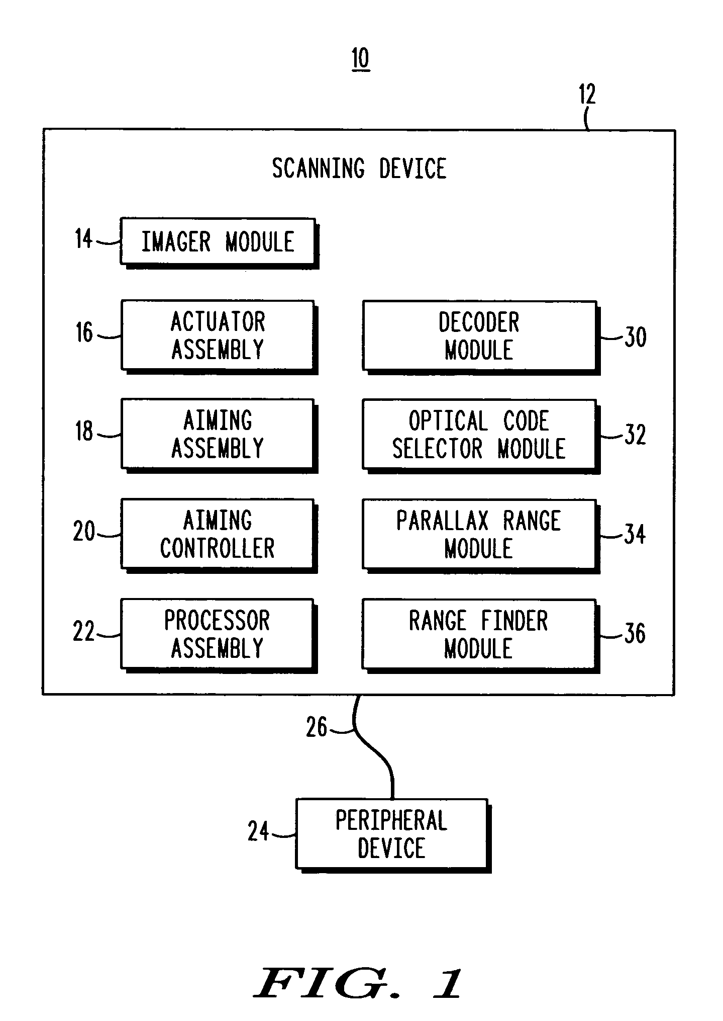 Imaging reader and method with enhanced aiming pattern detection