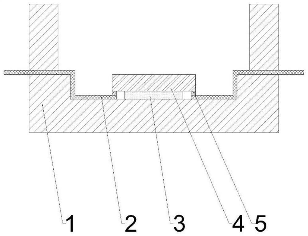 High-reliability absolute pressure sensor and packaging method