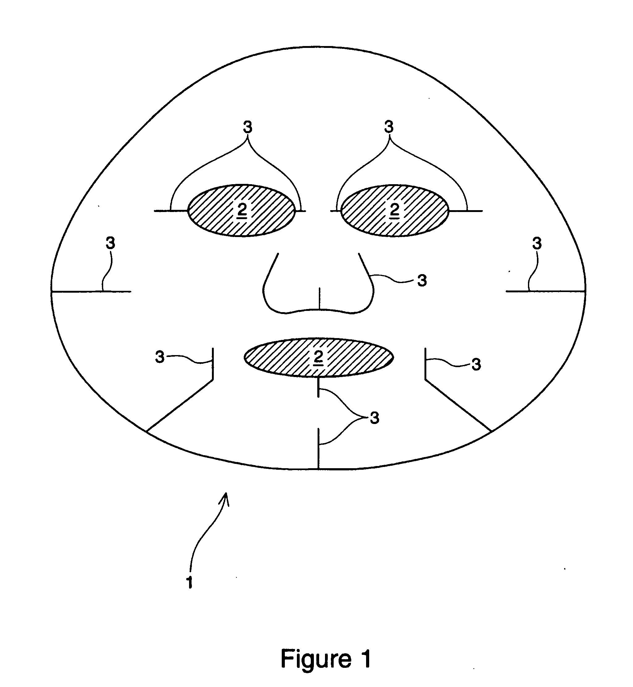 Cosmetic treatment article comprising substrate and gel composition