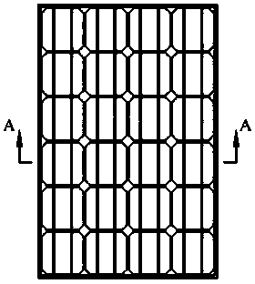 SMC integrated photovoltaic module, manufacturing method and application