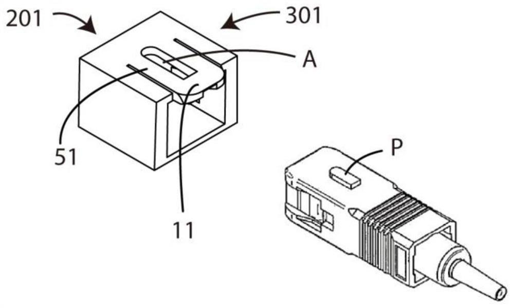 Secure female adapter for fiber optic connections