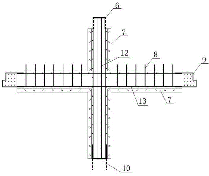 Dry type joggle frame structure