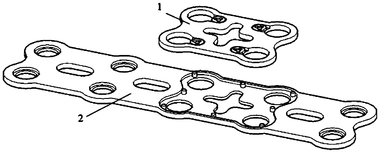 Cervical biological composite steel plate