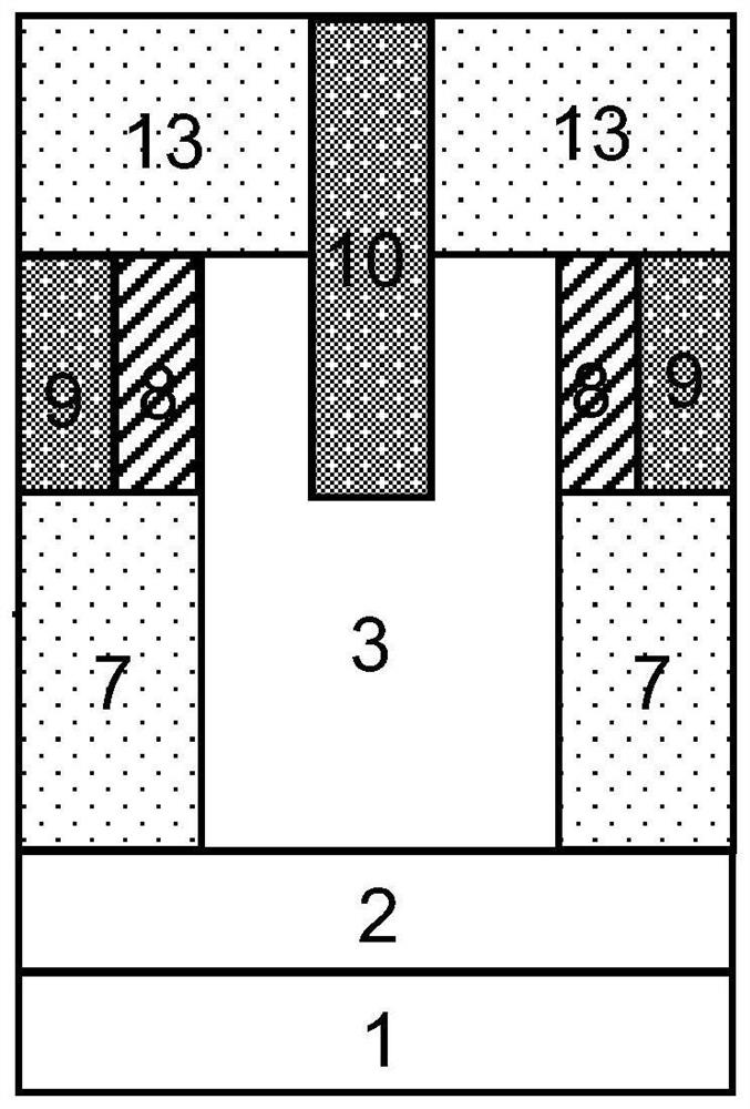 Deep-shallow combined Schottky barrier tunnel transistor and manufacturing method thereof