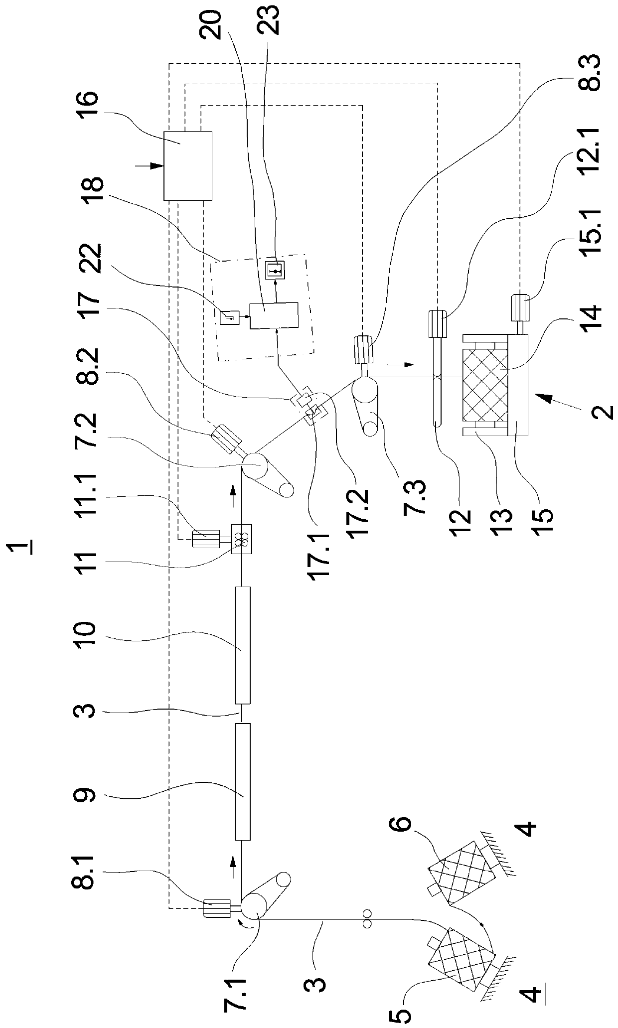 Method and device for monitoring a texturing process