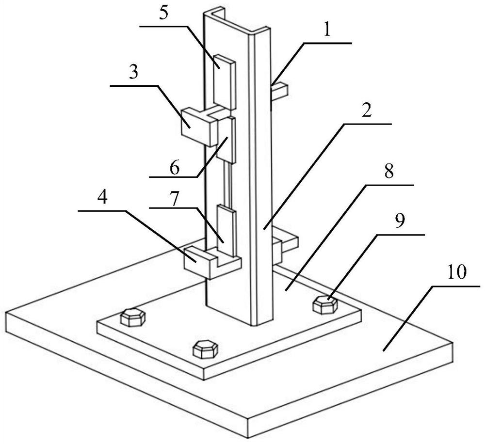 An adjustable clamping device for vibration experiments of unilaterally fixed annular structures