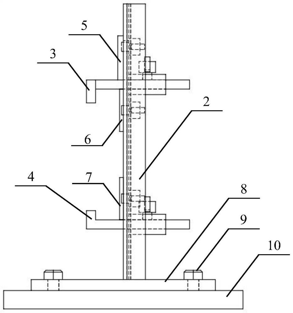 An adjustable clamping device for vibration experiments of unilaterally fixed annular structures