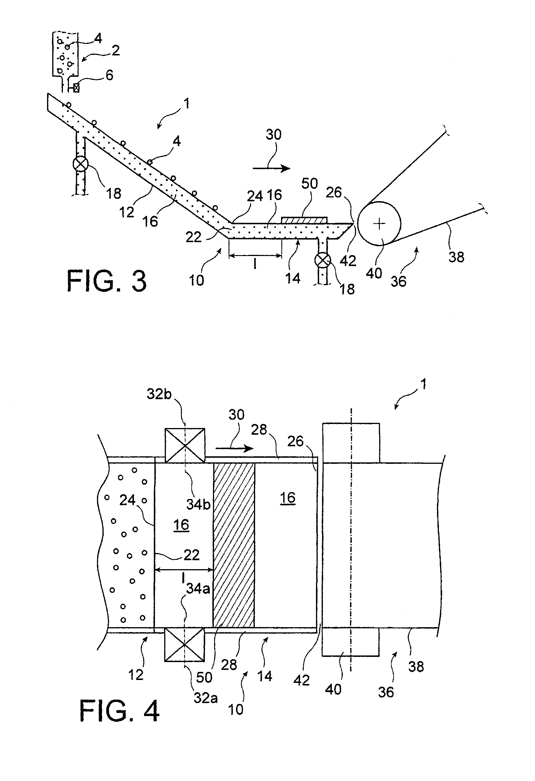 Facility and method for depositing a film of ordered particles onto a moving substrate
