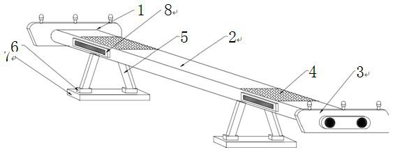 Automobile dynamic balance multifunctional wind stabilizing wing