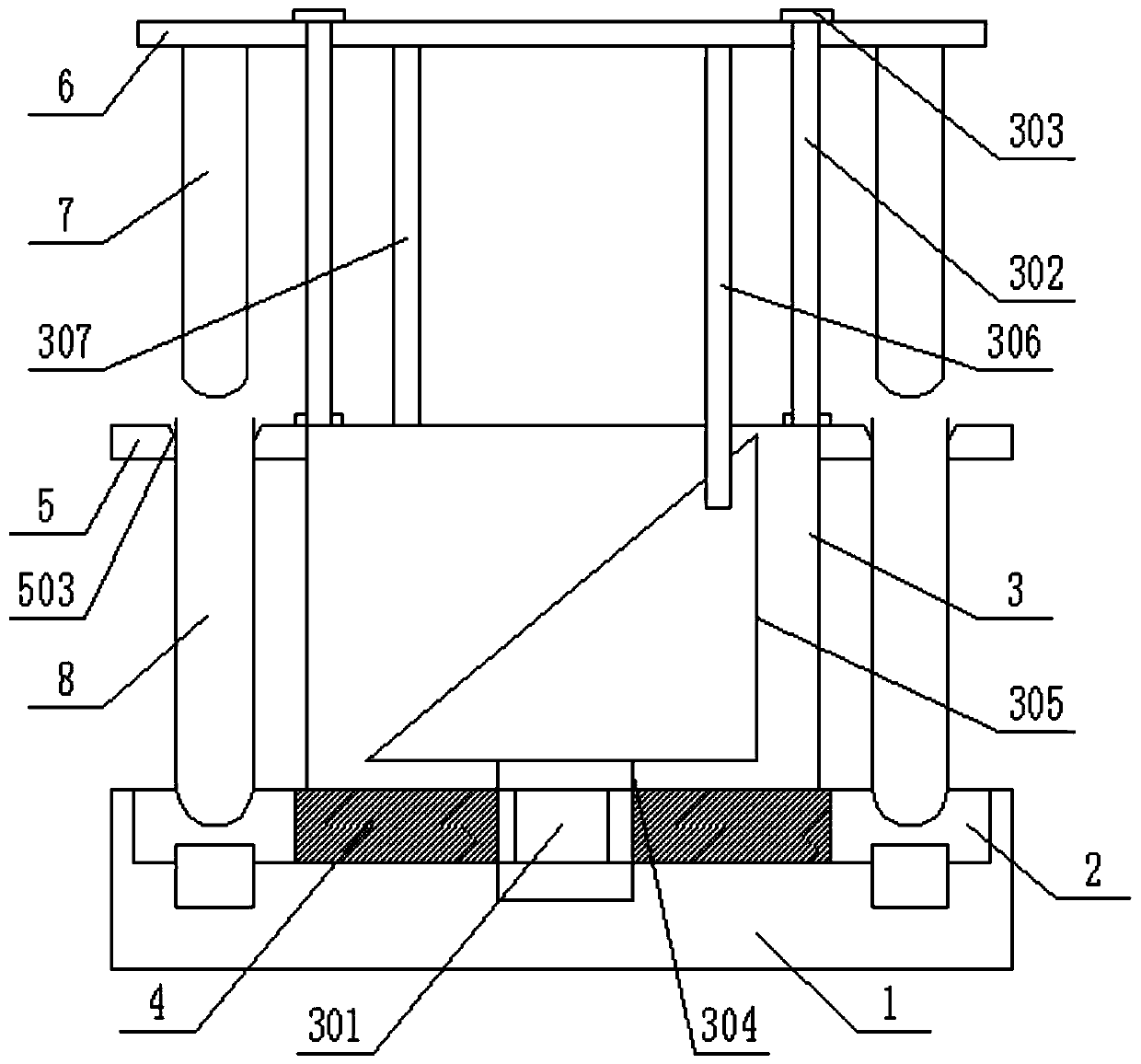 Test tube cleaning device