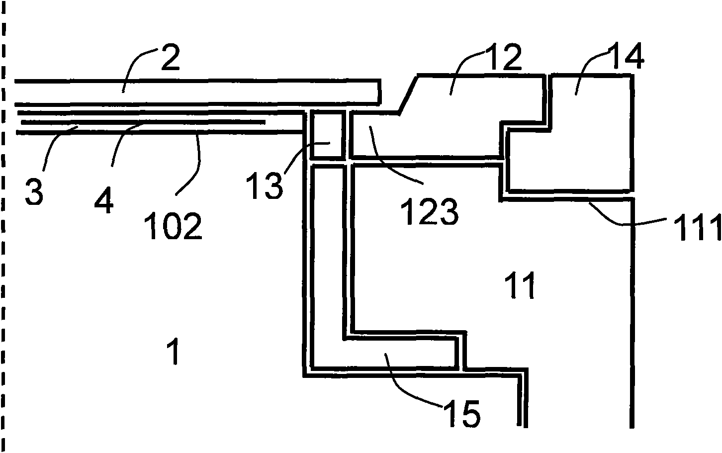 Device for reducing polymers at back side of substrate