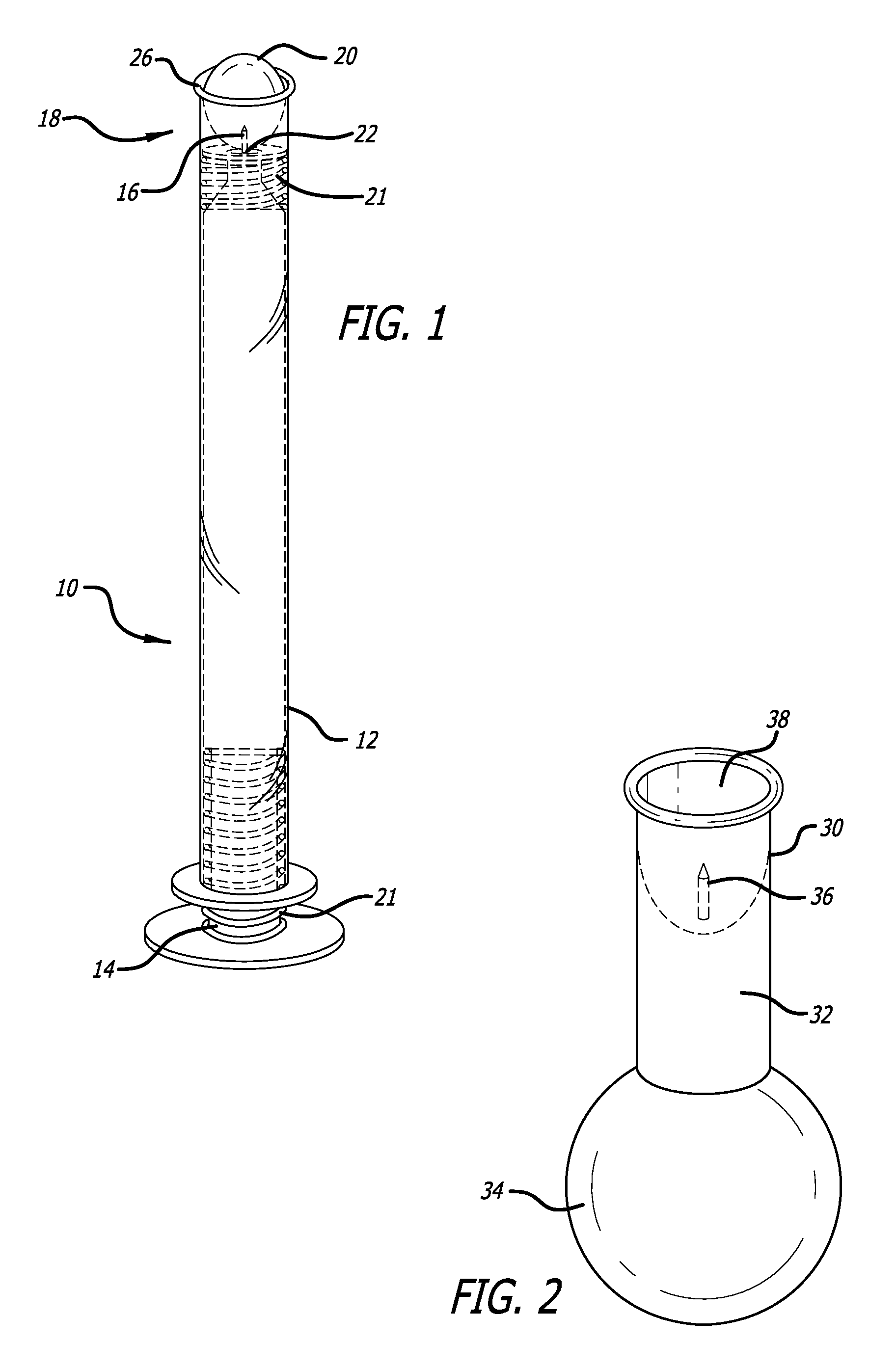 Device and method for inserting lubricating capsule