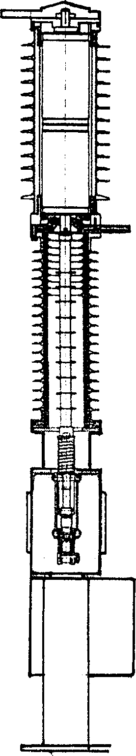 Outdoor high voltage vacuum circuit breaker