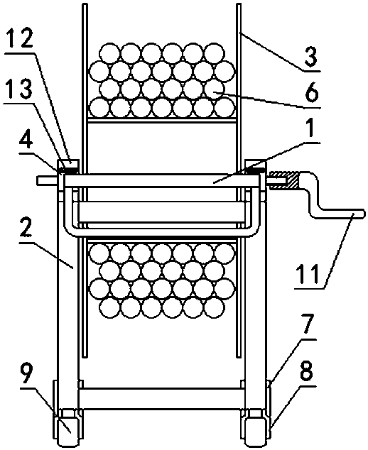 Mobile wire coil