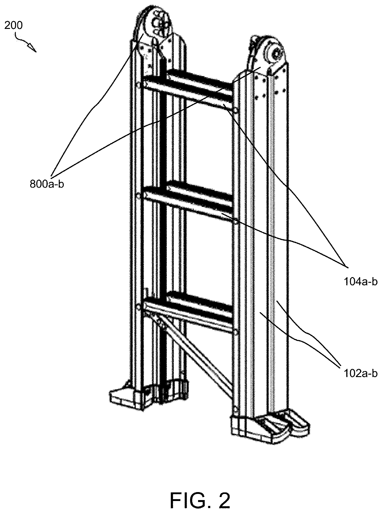 Step Ladder with Hinged Rungs Operable to Collapse on Multiple Axes