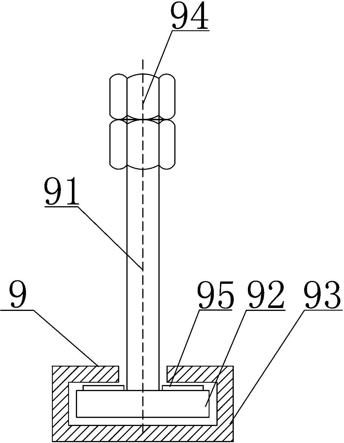 Anti-seismic large deformation expansion device of comb plate