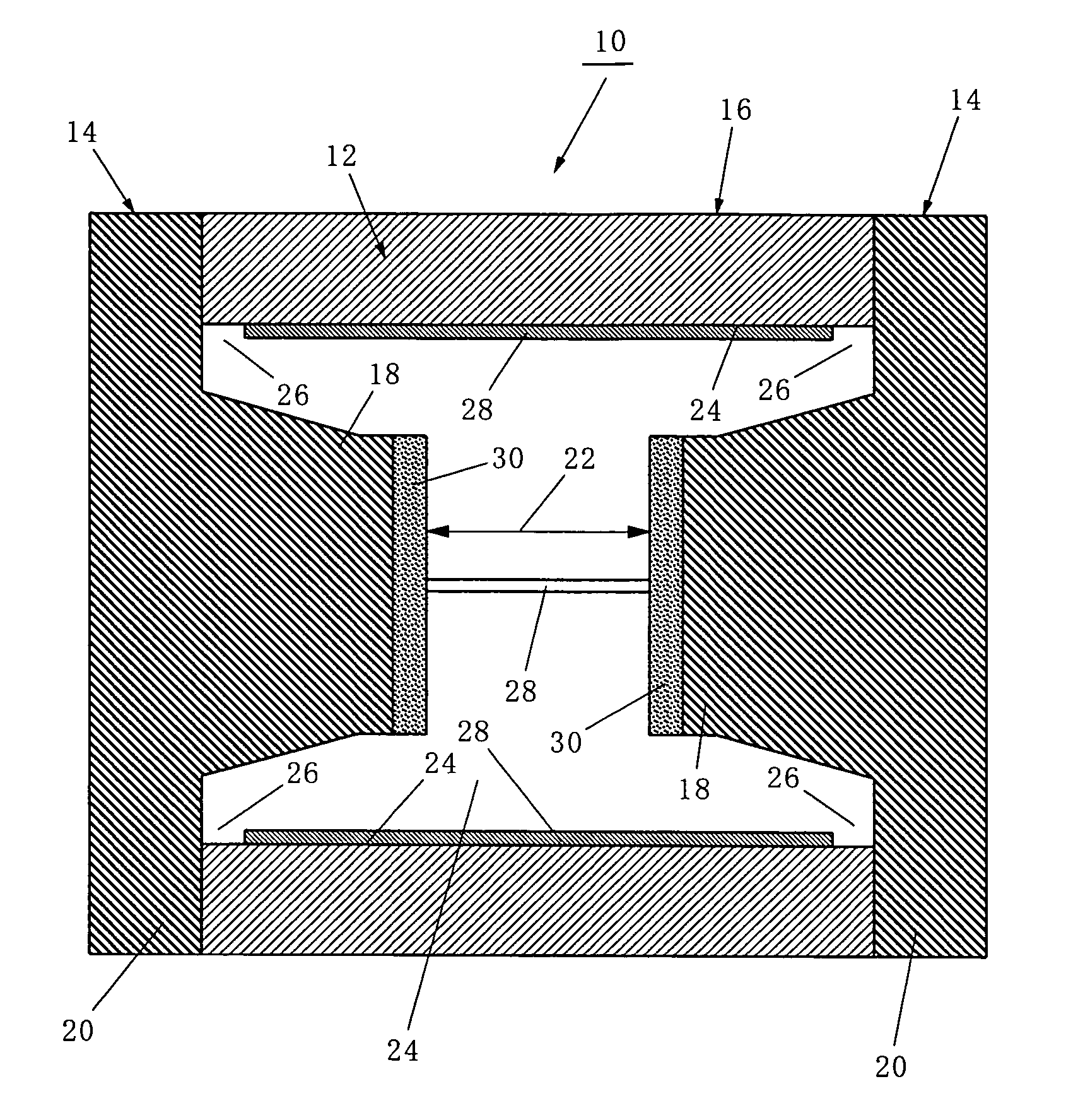 Discharge tube and surge absorbing device