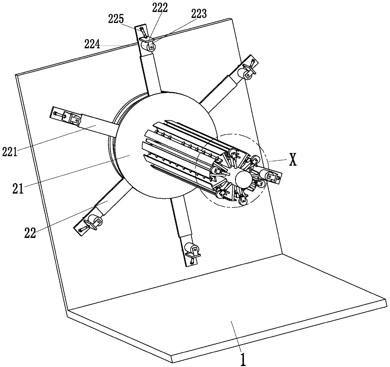 A corrugated paper processing system