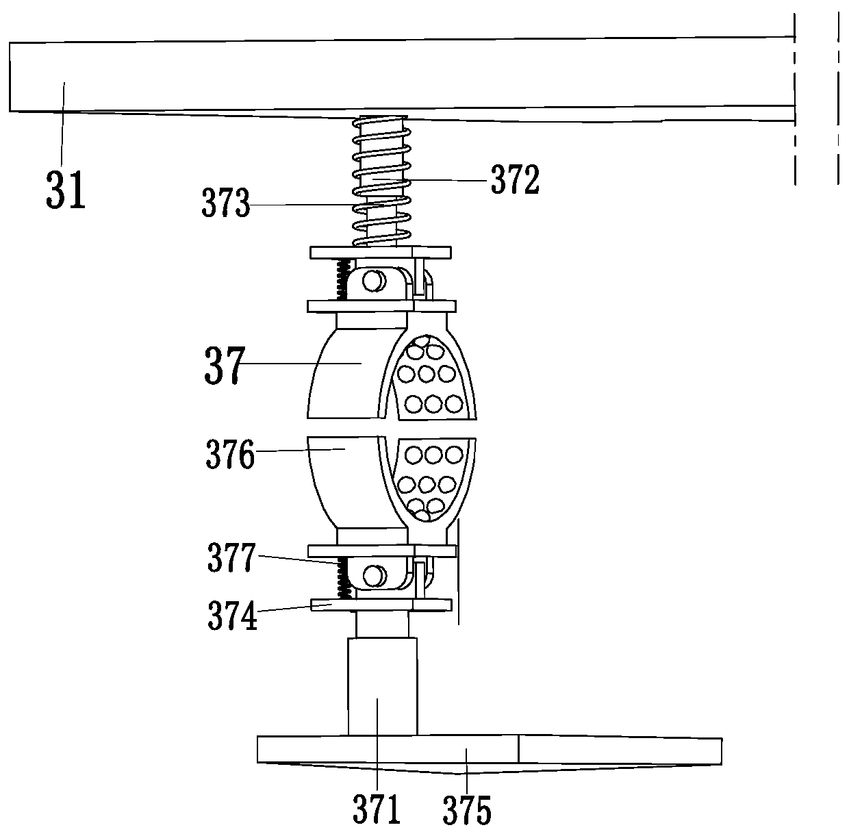 A kind of electric power construction equipment for laying out lines in underground cable wells