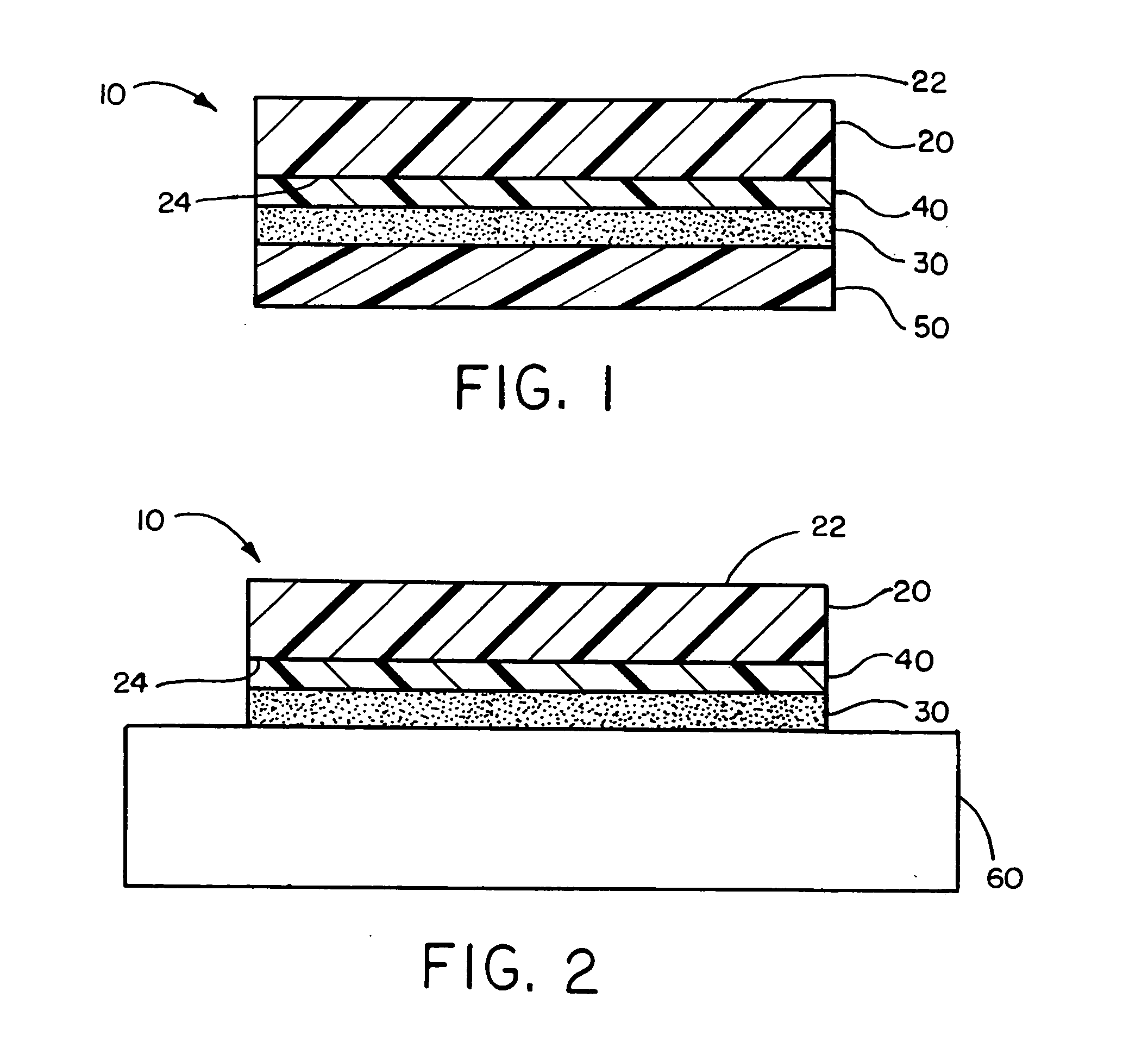 Composite construction containing barrier layer