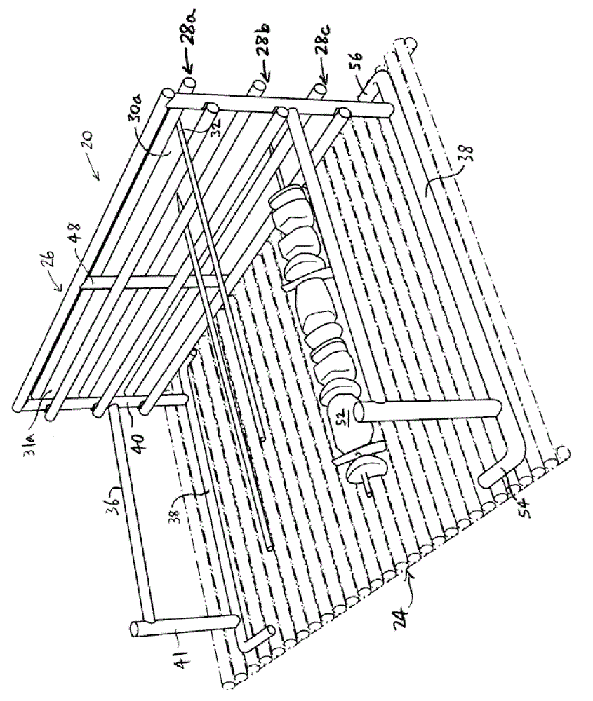 Barbecue support assembly