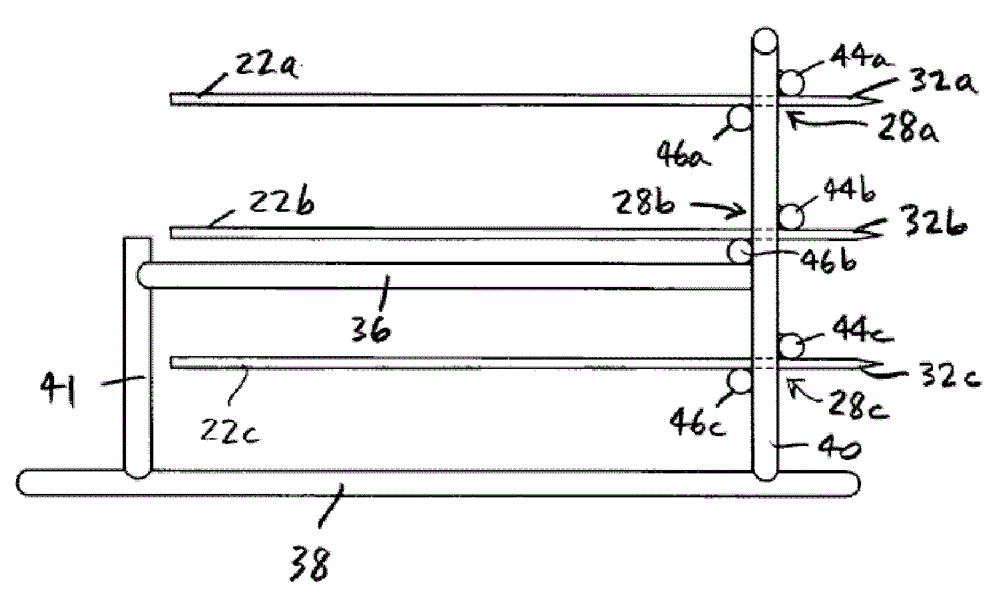 Barbecue support assembly