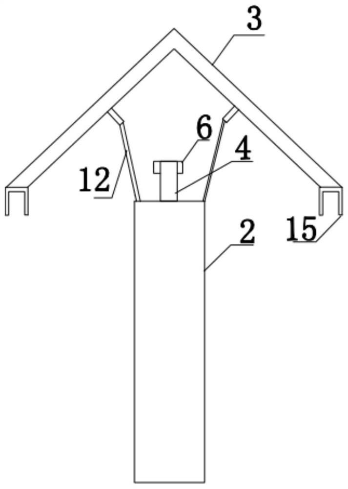 A prefabricated prefabricated house for a construction site