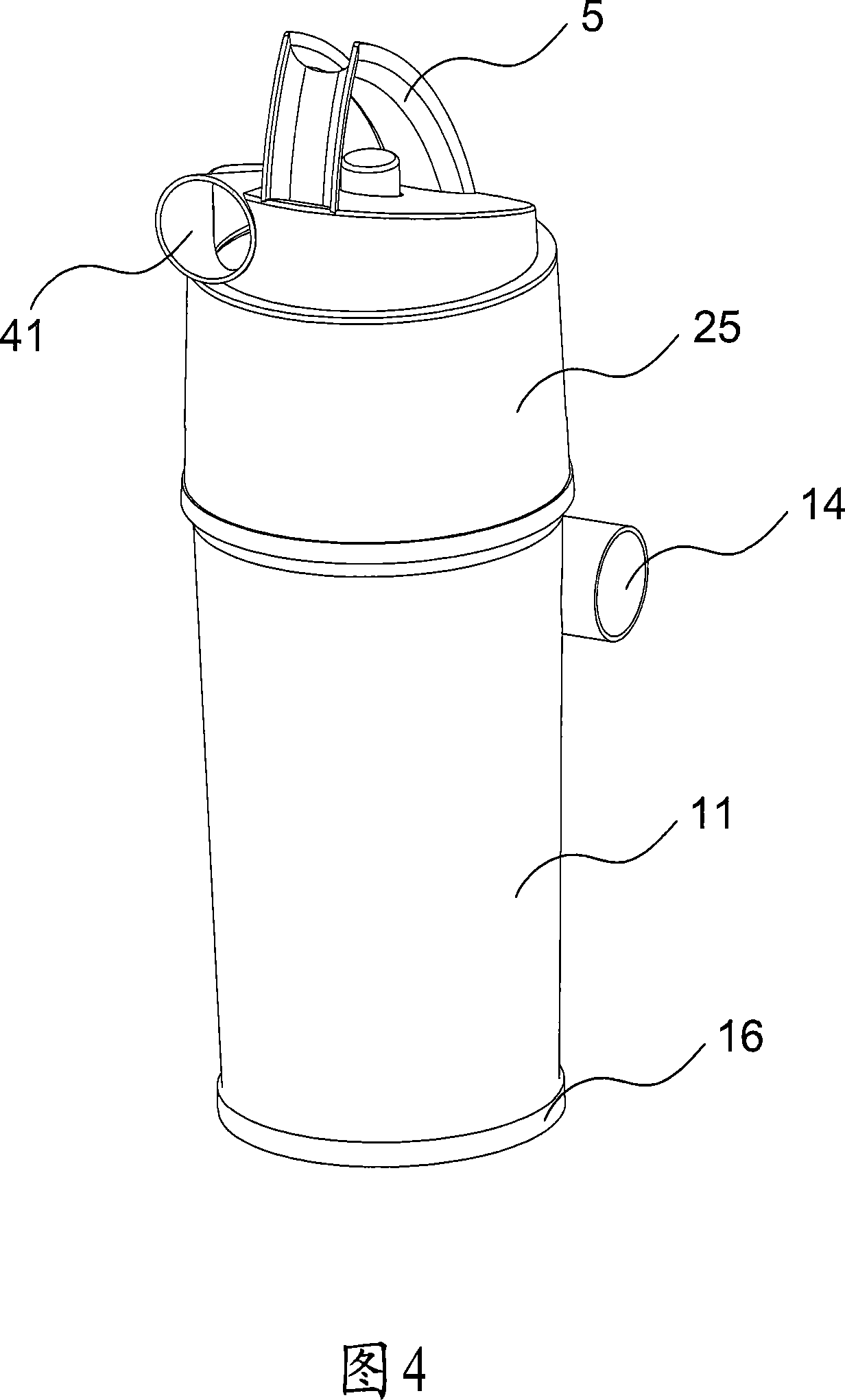 Cyclone separating device and cyclone separating assembly provided with the same for dust collector