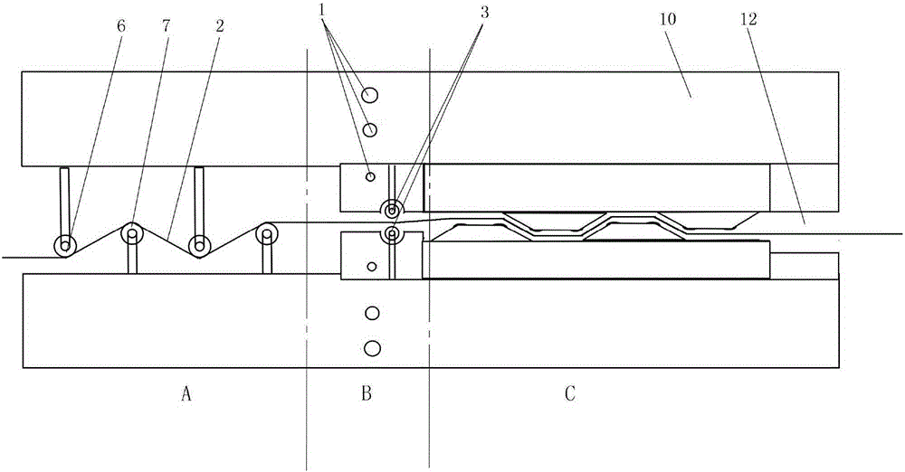 Double-sided melt impregnation method and equipment for continuous long fiber reinforced thermoplastic resin