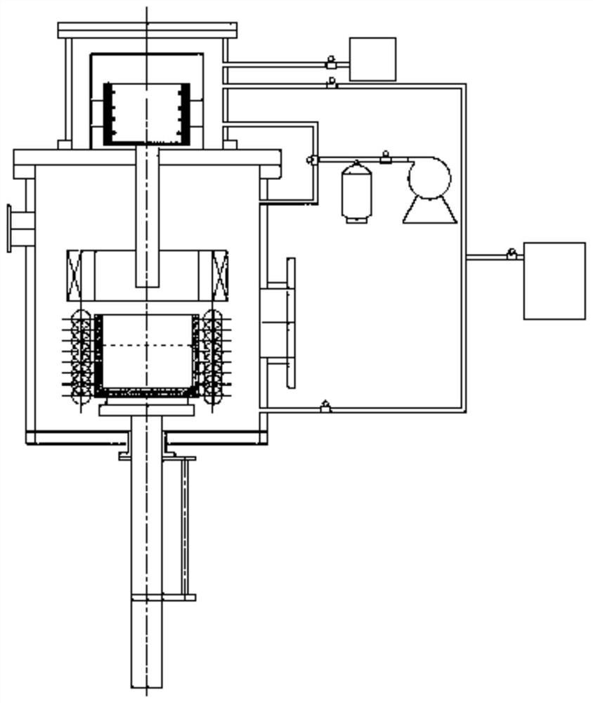 Differential pressure anti-gravity mold-filling solidification device under action of external field and process method thereof