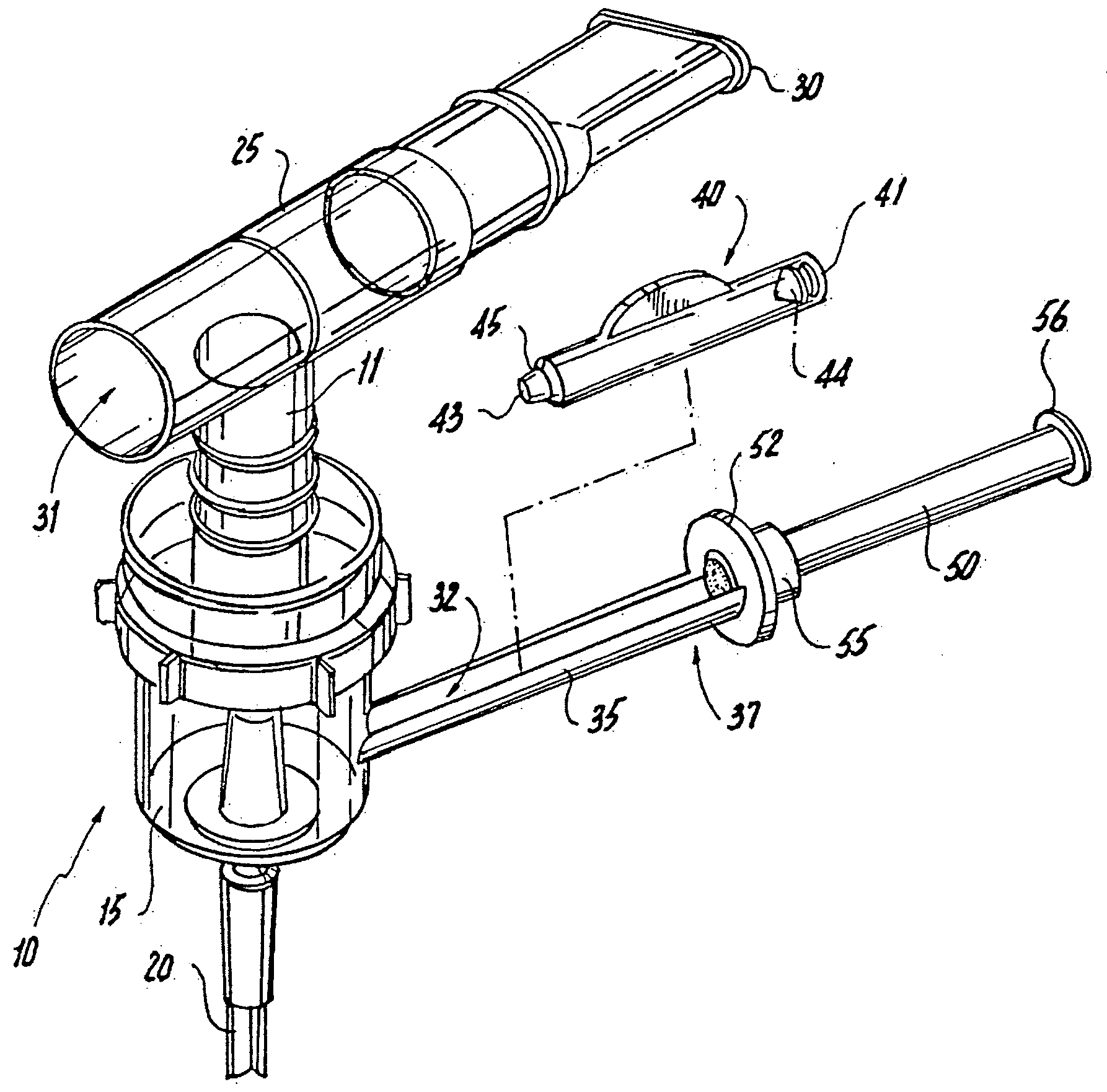 Semi-automatic emergency medication dose nebulizer