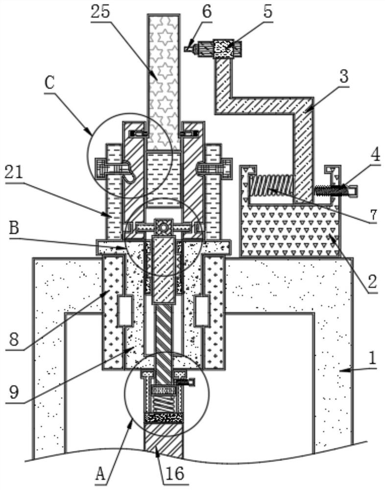 High-frequency welding device capable of achieving efficient heat treatment and preventing cylindrical piece from moving