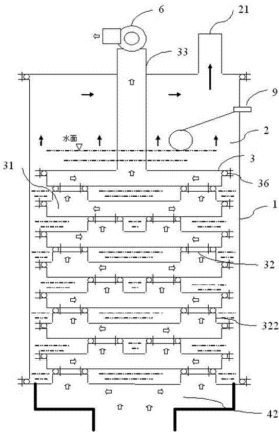 Stacked boiler and closed steam generator