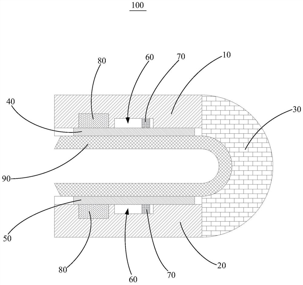 Case assemblies and foldable electronic devices