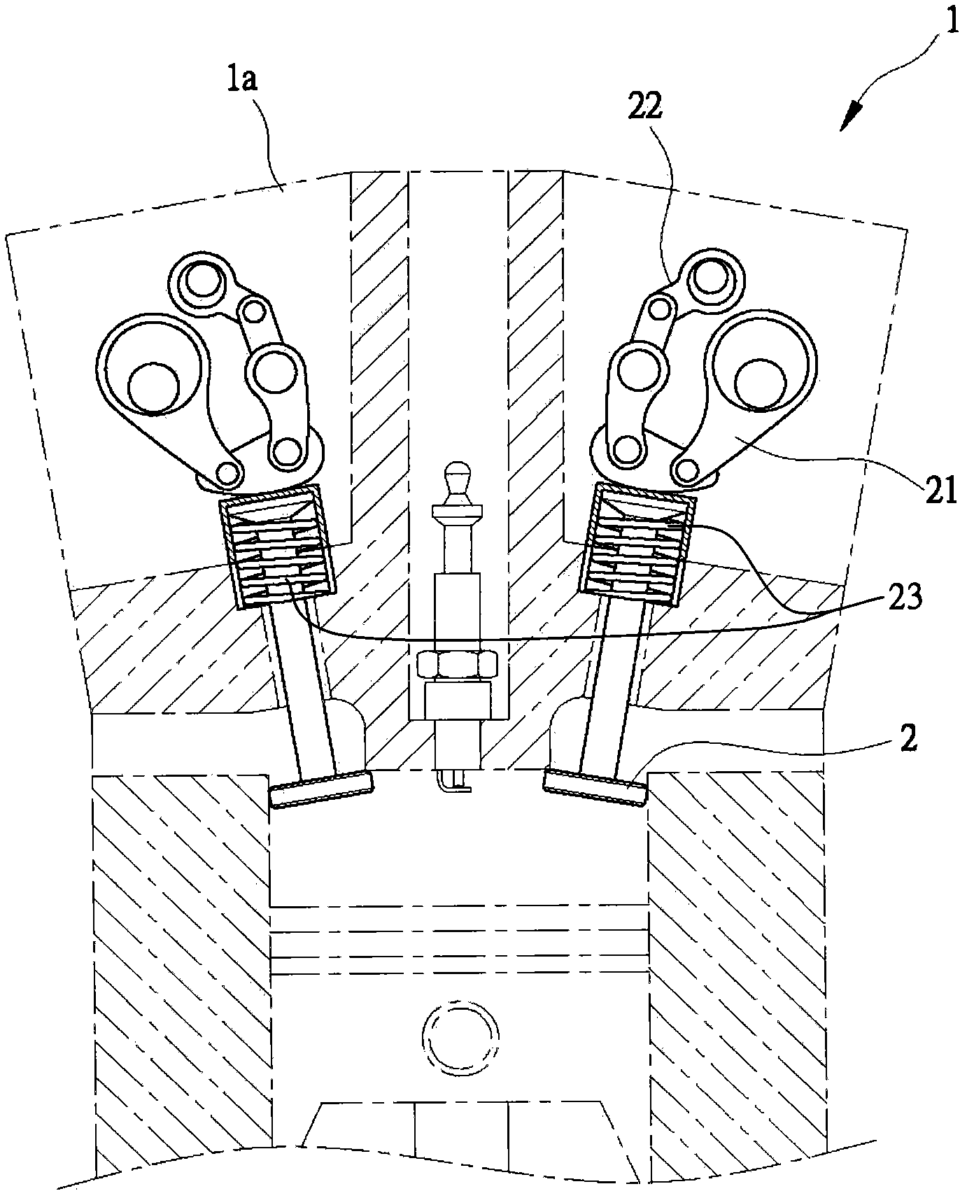 Variable vehicle lift mechanism of engine