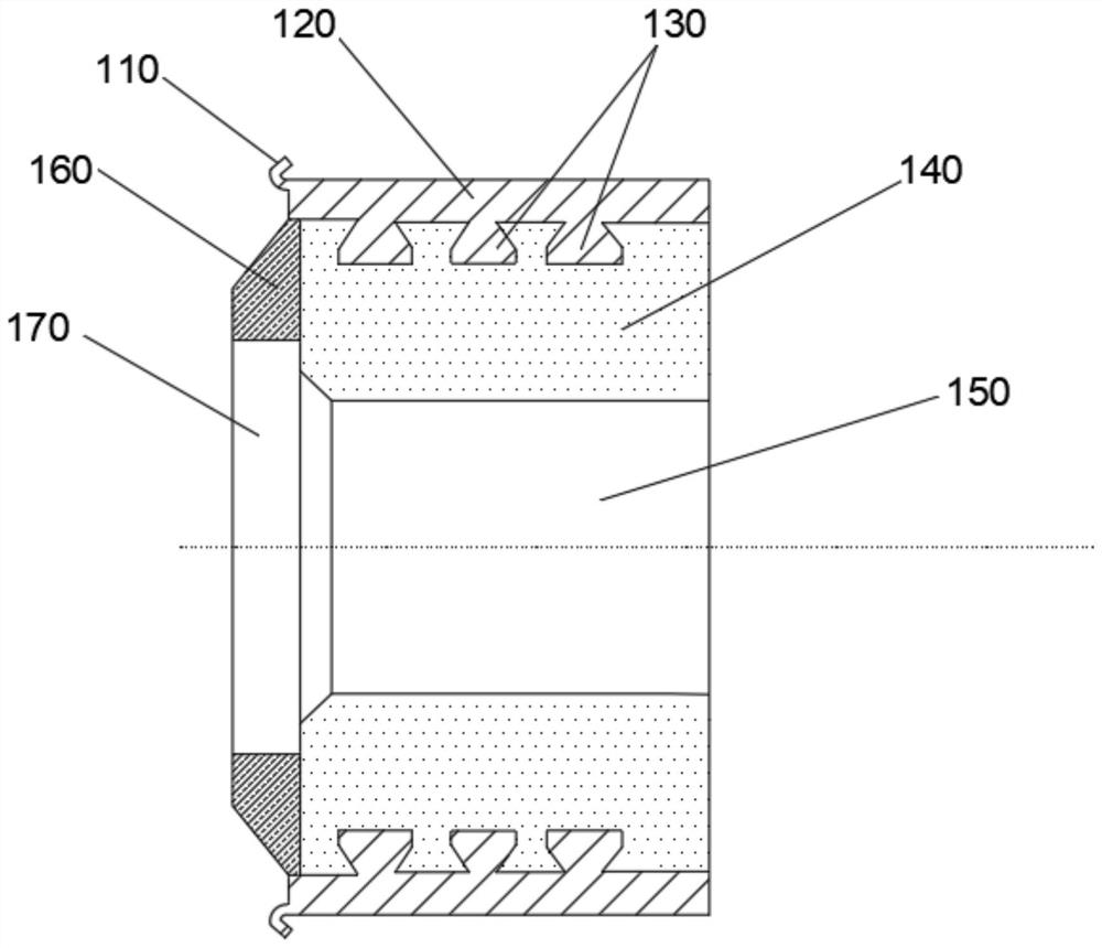 Anti-creeping hook type commutator with mica ring and using method thereof