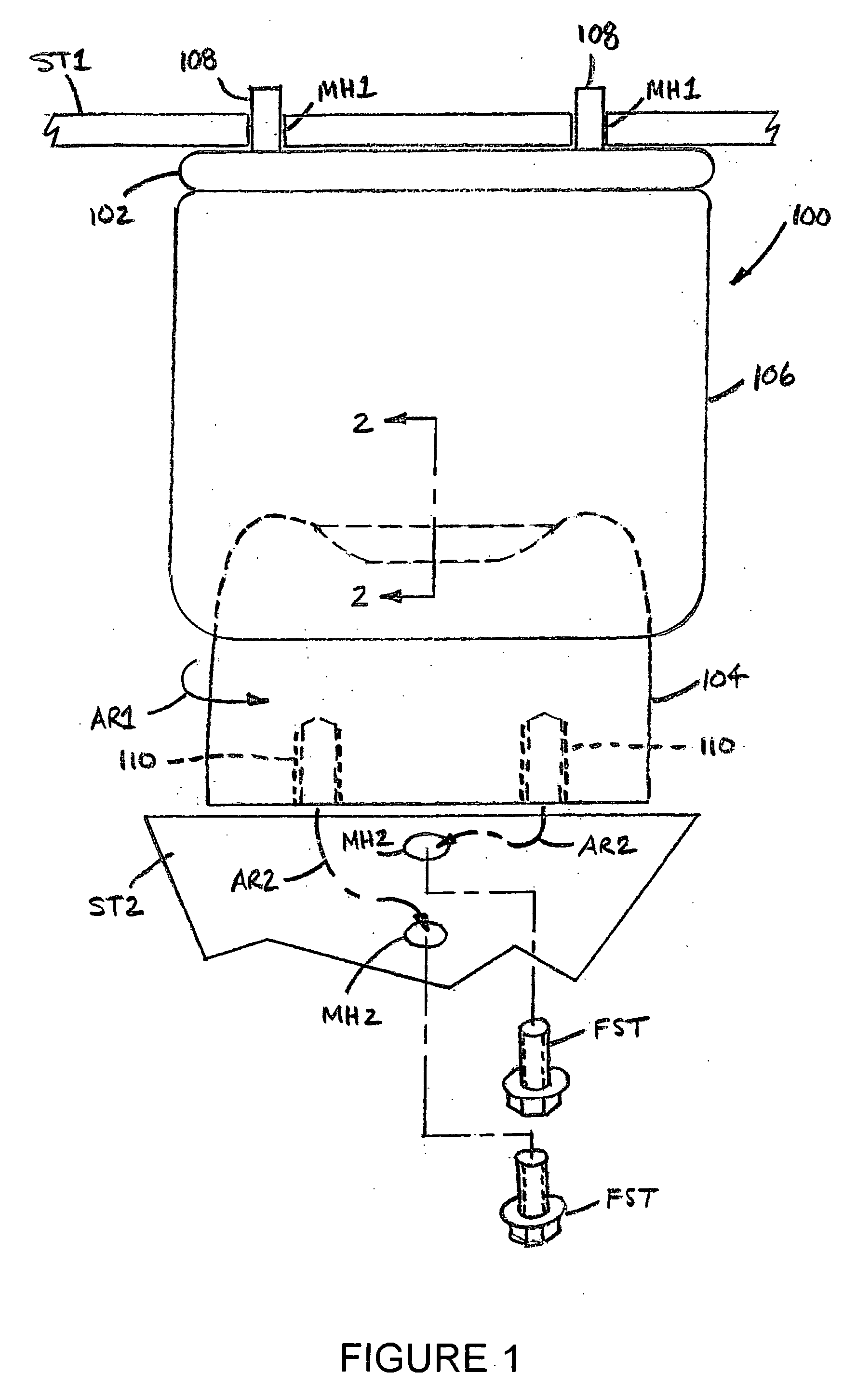 Fluid spring assembly and method