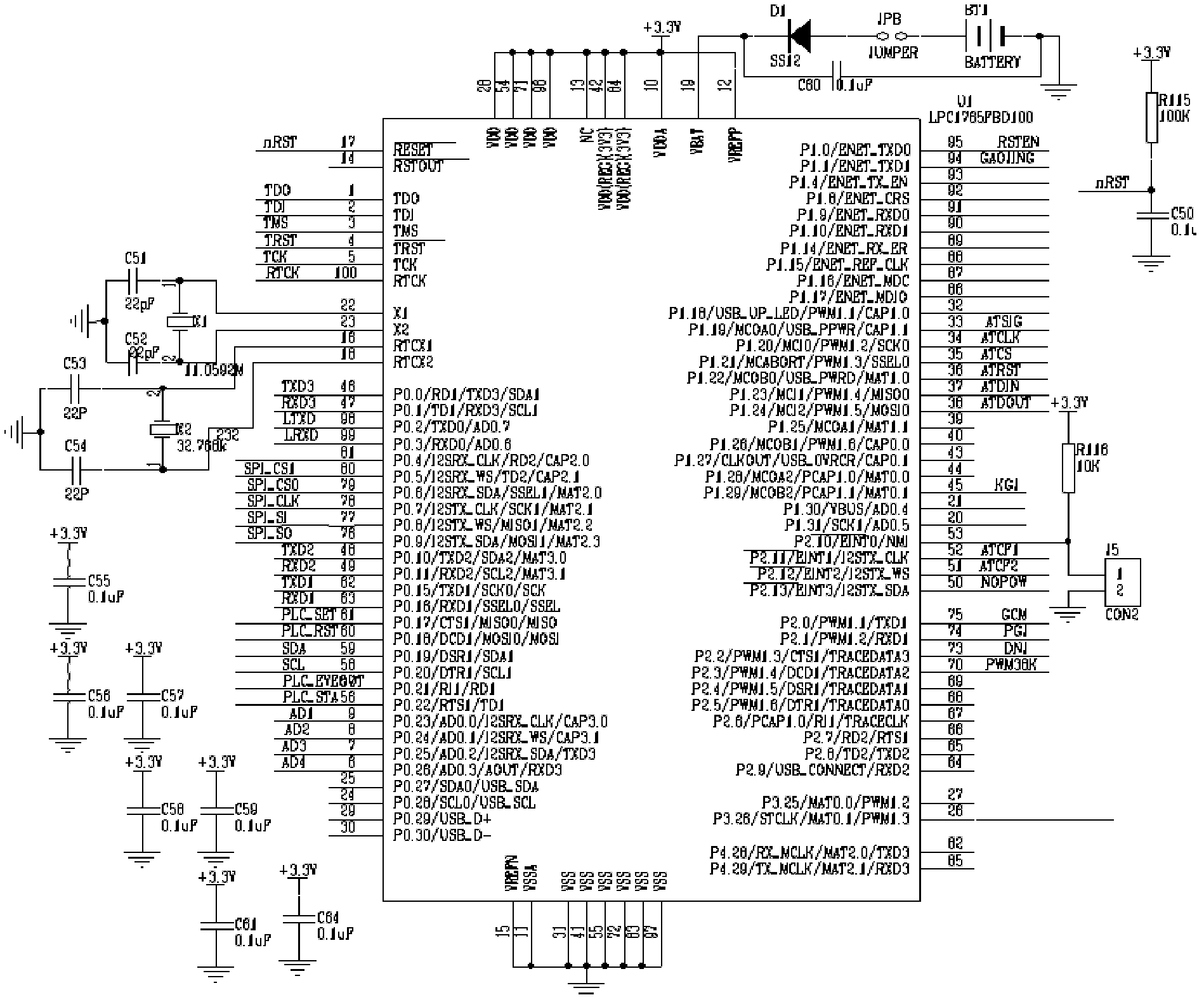 Basic electric quantity type energy-efficiency data collecting terminal