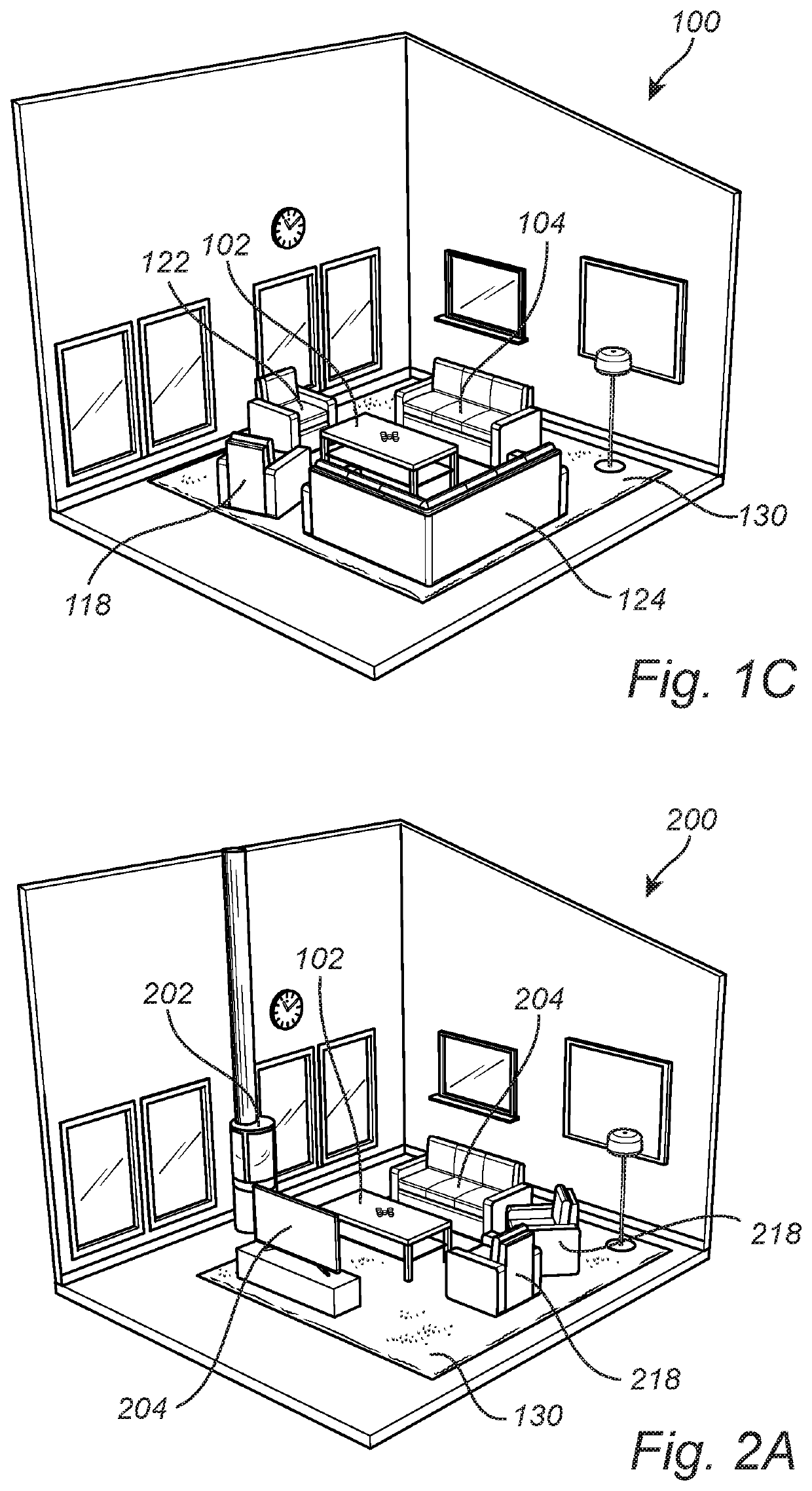 Method, device and computer program for generating a virtual scene of objects